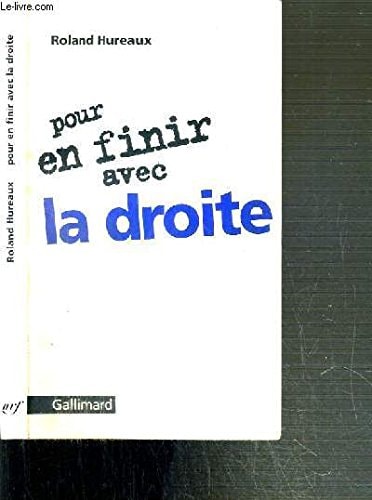 POUR EN FINIR AVEC LA DROITE, de Hureaux | portada del libro