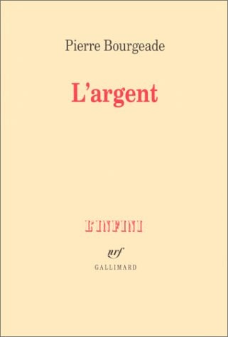 L'ARGENT, de Pierre Bourgeade | portada del libro