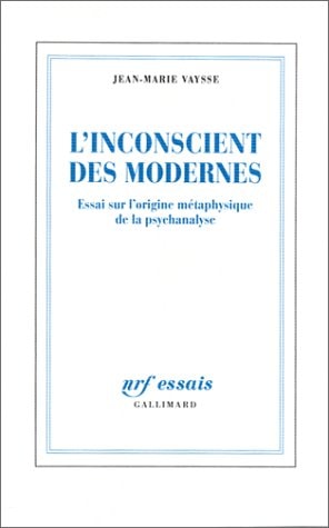 INCONSCIENT DES MODERNE, de Jean-Marie Vaysse | portada del libro