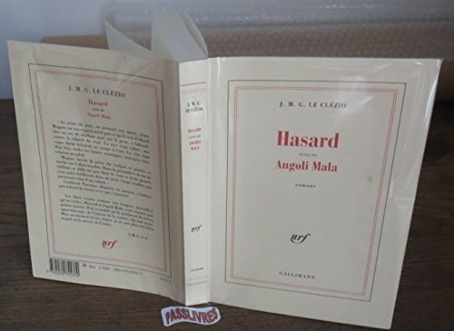 HASARD/ANGOLI MALA, de Le Clézio | portada del libro