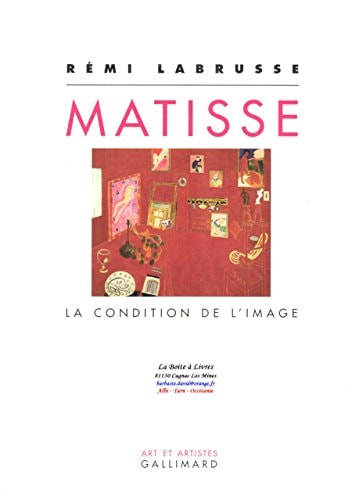 MATISSE. LA CONDITION DE L'IMAGE, de Rémi Labrusse | portada del libro