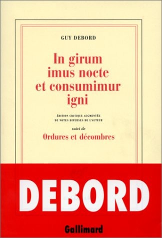 INGIRUM/LES DECOMBRES, de Debord | portada del libro