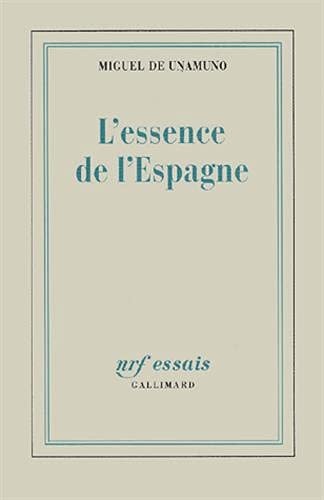 L'ESSENCE DE L'ESPAGNE, de Unamuno | portada del libro