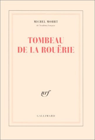 TOMBEAU DE LA ROUERIE, de Michel Mohrt | portada del libro