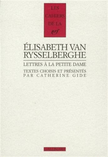 LETTRES A LA PETITE DAME, de Elisabeth van Rysselberghe | portada del libro