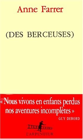 DES BERCEUSES, de Anne Farrer | portada del libro