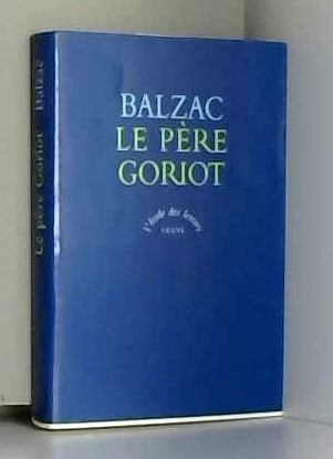 Le Pere Goriot., de Honoré de Balzac | portada del libro