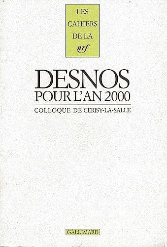 ROBERT DESNOS POUR 2000, de Robert Desnos | portada del libro