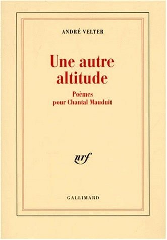 UNE AUTRE ALTITUDE, de Velter | portada del libro