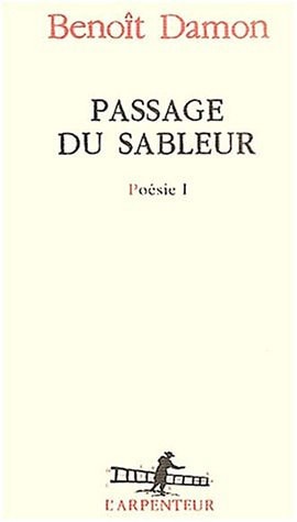 PASSAGE DU SABLEUR, de Benoît Damon | portada del libro
