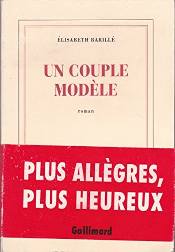 UN COUPLE MODELE, de Elisabeth Barillé | portada del libro