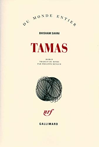 TAMAS, de Bhisham Sahni | portada del libro