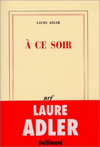 A CE SOIR, de Adler | portada del libro