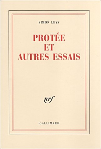Protee et Autres Essais, de Simon Leys | portada del libro