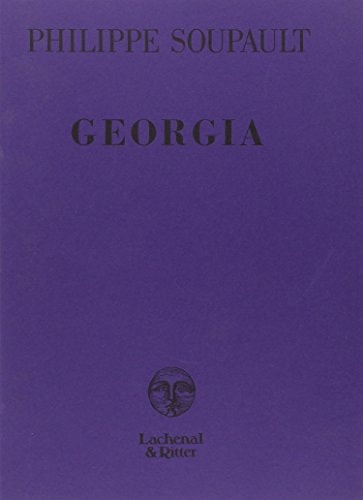 GEORGIA, de Philippe Soupault | portada del libro