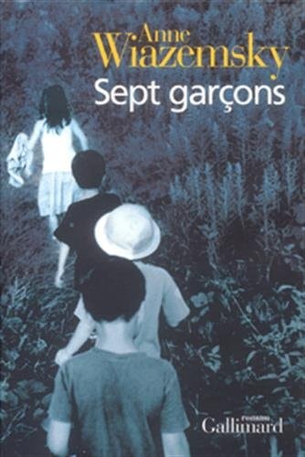 SEPT GARCONS, de Wiazemsky | portada del libro