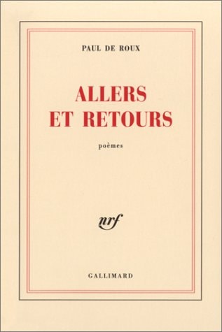 Allers et retours, de Paul de Roux | portada del libro