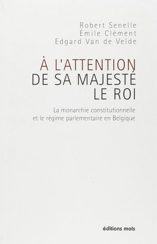 A L'ATTENTION DE SA MAJESTE LE ROI, de Senelle | portada del libro