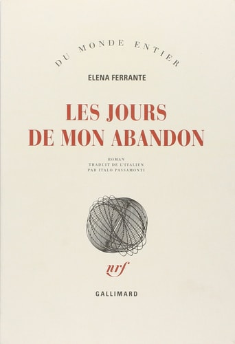 LES JOURS DE MON ABANDON, de Elena Ferrante | portada del libro