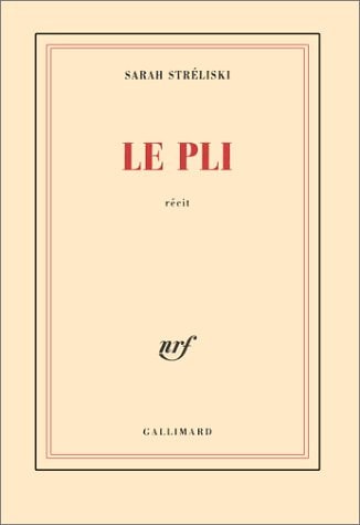 LE PLI, de Sarah Stréliski | portada del libro