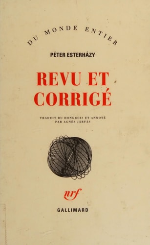 REVU ET CORRIGE, de Péter Esterházy | portada del libro