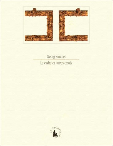 CADRE ET AUTRES ESSAIS, de Georg Simmel | portada del libro