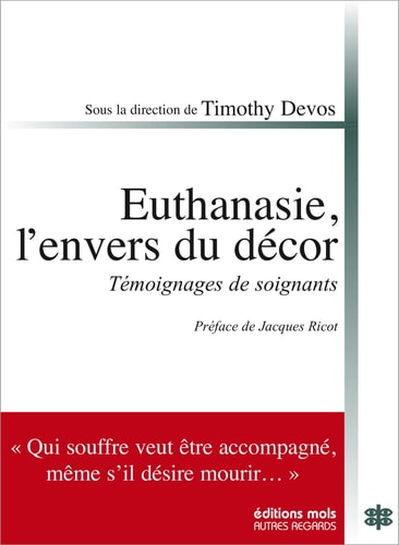 EUTHANASIE L'ENVERS DU DECOR L, de Timothy Devos | portada del libro