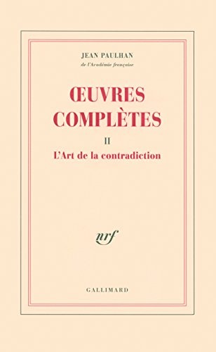 OEUVRES COMPLETES T2, de Jean Paulhan | portada del libro