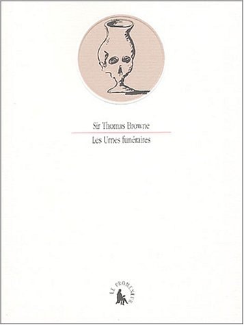 URNES FUNERAIRES, de Thomas Browne | portada del libro