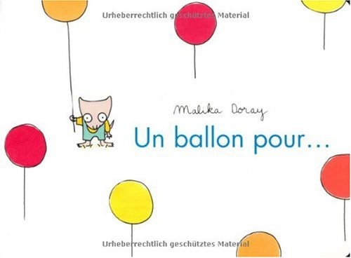 N BALLON POUR, de Malika Doray | portada del libro