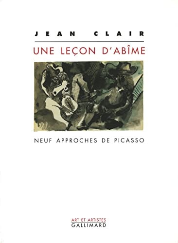 UNE LECON D'ABIME, de Jean Clair | portada del libro