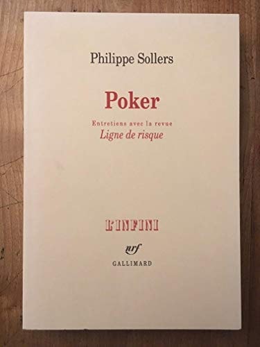 POKER, de Sollers | portada del libro