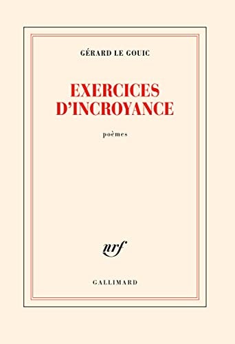 EXERCICES D'INCROYANCE, de Gérard Le Gouic | portada del libro