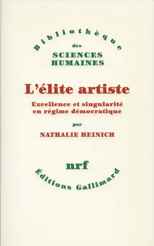 L'ELITE ARTISTE, de Nathalie Heinich | portada del libro