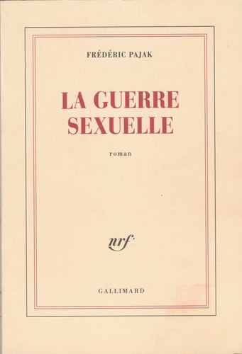 GUERRE SEXUELLE, de Pajak | portada del libro