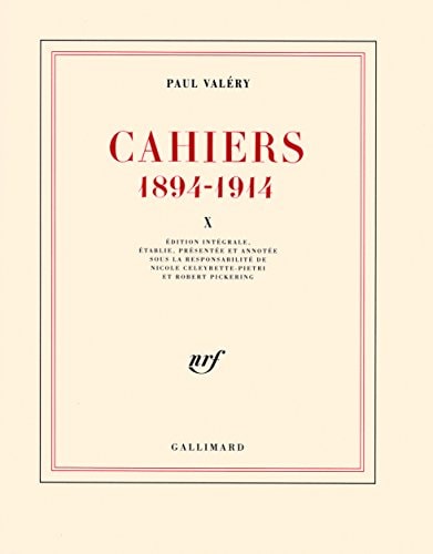 CAHIERS T10, de Paul Valéry | portada del libro