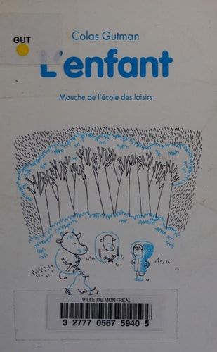 'ENFANT, de Colas Gutman | portada del libro