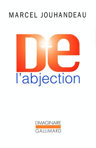 De l'abjection, de Marcel Jouhandeau | portada del libro