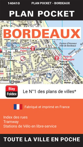 BORDEAUX PLAN POCKET 2023, de BLAY-FOLDEX | portada del libro