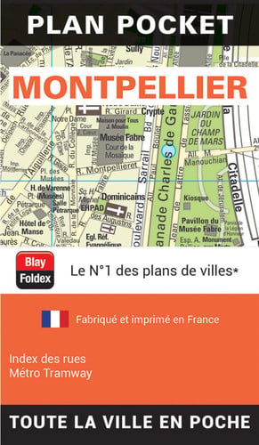 MONTPELLIER PLAN POCKET 2023, de BLAY-FOLDEX | portada del libro