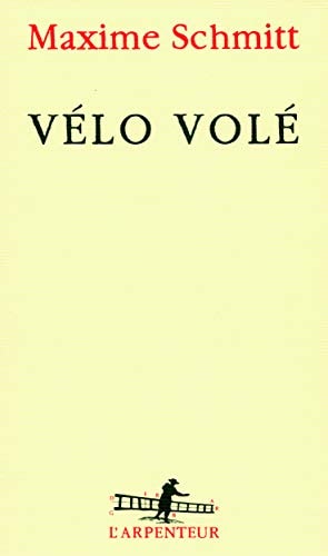VELO VOLE, de Maxime Schmitt | portada del libro