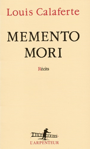MEMENTO MORI, de Calaferte | portada del libro