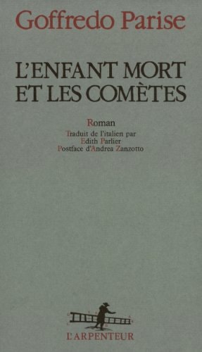 L'ENFANT MORT ET LES COMETES, de Goffredo Parise | portada del libro