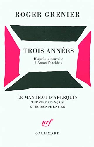 TROIS ANNEES, de Roger Grenier | portada del libro