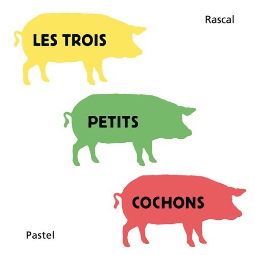 LES TROIS PETITS COCHONS, de Rascal | portada del libro