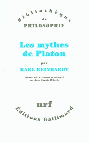 LES MYTHES DE PLATON, de Karl Reinhardt | portada del libro