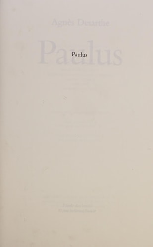 AULUS, de Agnès Desarthe | portada del libro