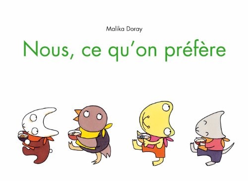 OUS CE QU'ON PREFERE, de Malika Doray | portada del libro