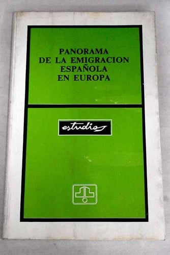 Panorama de la emigración española en Europa, de Spain. Ministerio de Trabajo y Seguridad Social | portada del libro