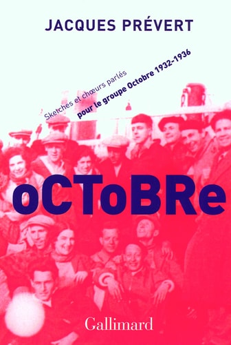 Octobre (1932-1936), de Prévert | portada del libro